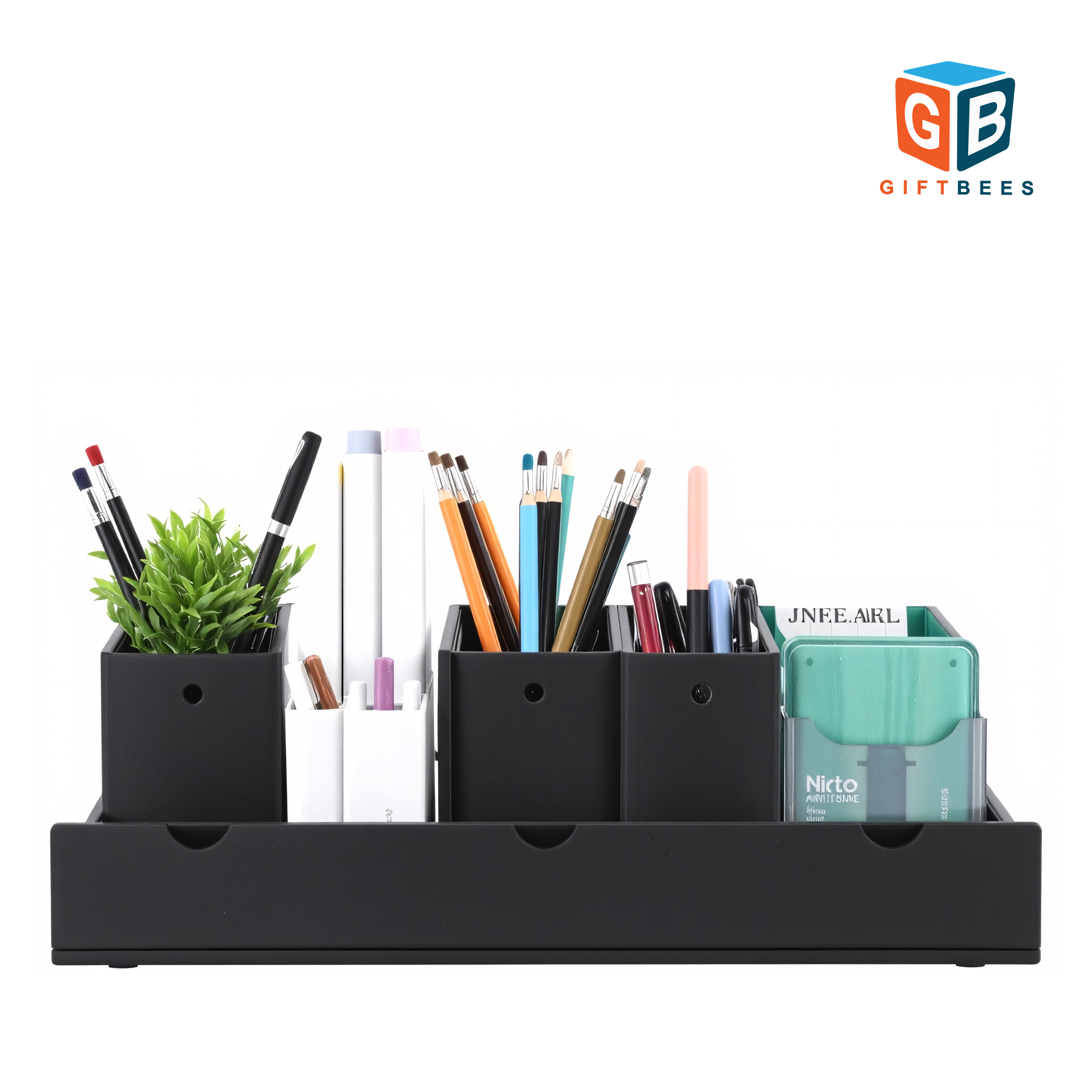 Multi-Compartment Desktop Organizer