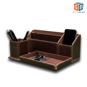Leather Desk Organizer